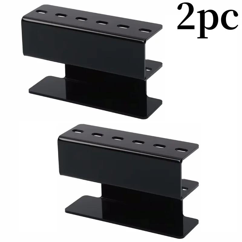 6-Hole Acrylic Tweezer Storage Rack Professional Eyelash Extension Display Stand Space Saving Tweezers Organizer Makeup Tools