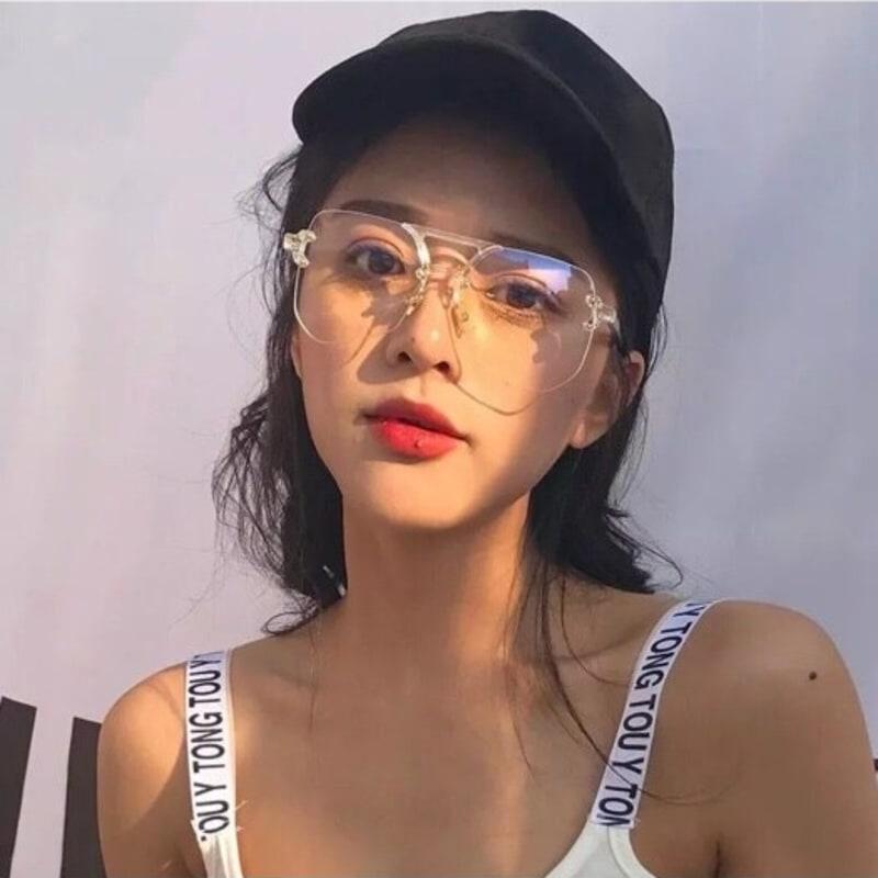 LOOKING4U Neo Retro 34701_C1 Clear Glasses Frame