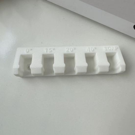 Pressure Washer Nozzle Holder with 5 Slots Wall Mount Car Washer 0/15/25/40 Degrees Soap Nozzle Tips Storage Rack Organizer