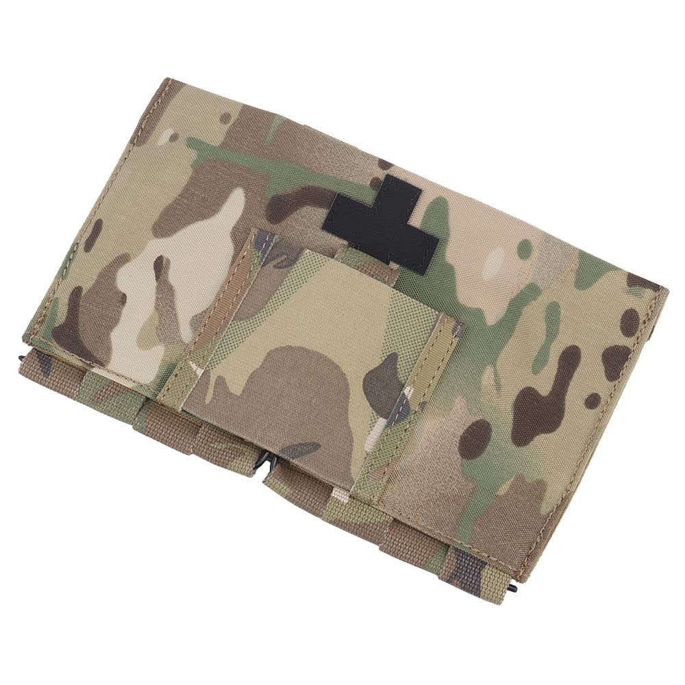 PHOENIX IKKI Quick-Release Portable MOLLE Compatible First Aid Tactical Medical Emergency Care Pouch CP Camouflage