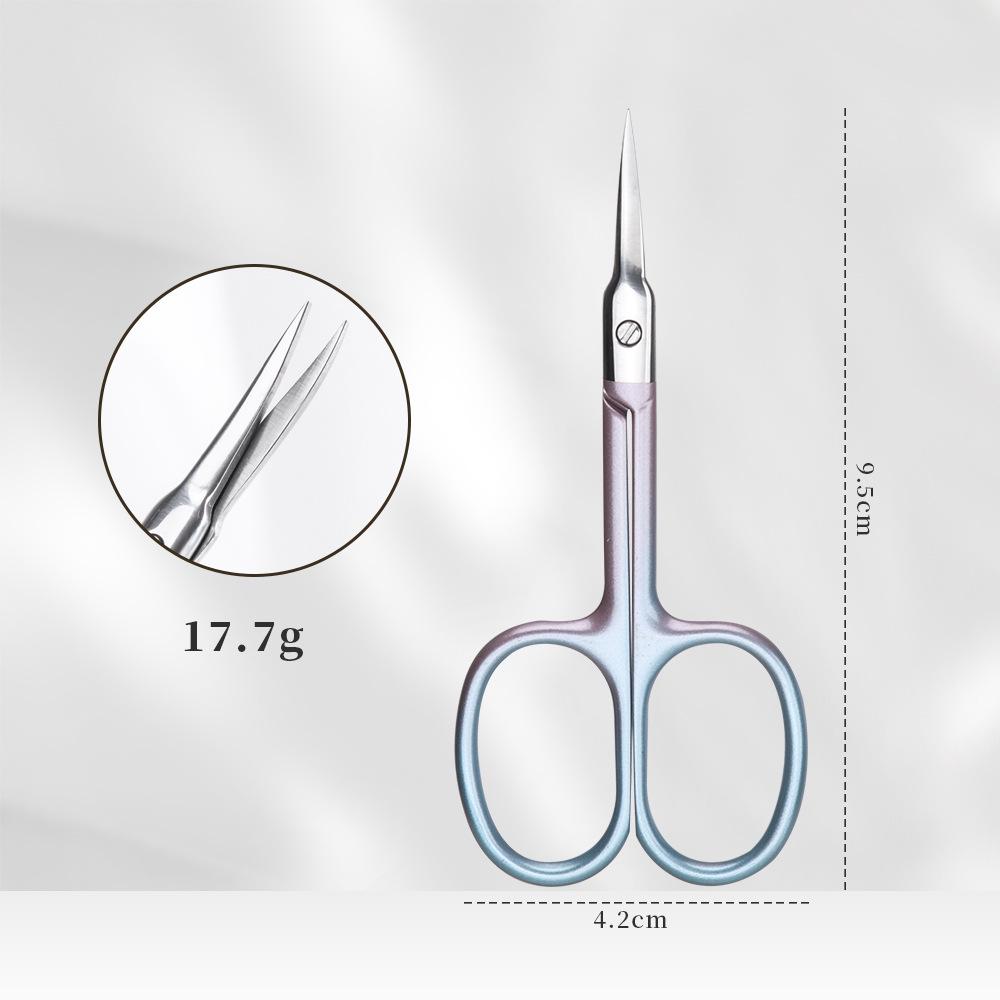 

Stainless Steel Russian Dead Skin Scissors - First & Second Gen Pointed Blade Manicure Nail Clippers.