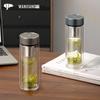 Double-Walled Glass Tea Infuser Bottle