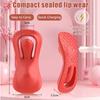 APP Tongue Clitoral Vibrator Female G-Spot Nipple Oral Masturbation Massage Stimulator Wearable Vibrating for Adult Sex 18+Toys