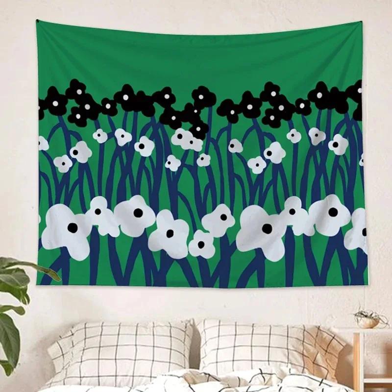 

Простой цветочный фон гобелен спальня гостиная гобелен украшение стены дома гобелен 100x75cm