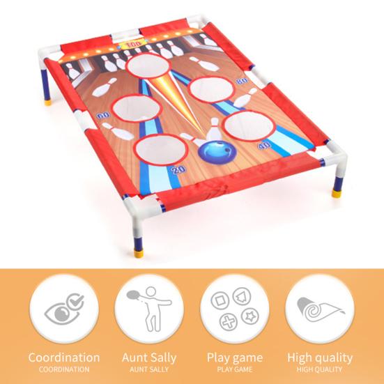 Zestaw do gry w rzut woreczkami do 6 otworów z woreczkami do