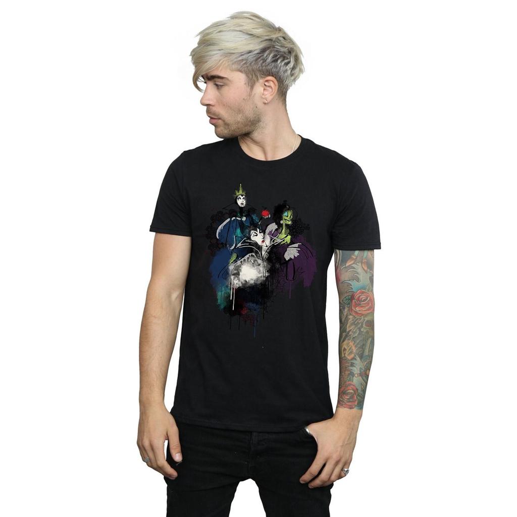 Disney Mens Villains Sketch T-Shirt