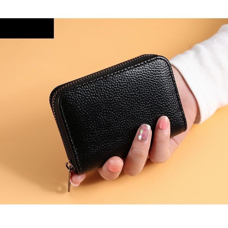 1Pc Card Bag, Male Anti-theft Brush, High-end Card Bag, Large-capacity Anti-degaussing ID Card Clip, Ultra-thin Card Cover, Small Female Card Bag.