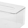 Clear Tissue Box Multi Functional Rectangle Decorative Space Saving Transparent Napkin Storage Dispenser