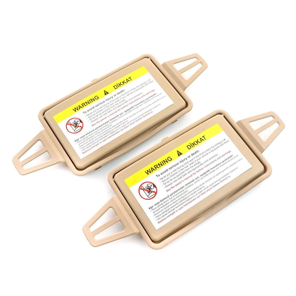 BDP545 Sonnenblende Spiegelabdeckung Set TAN für Mercedes W210 W211 2108102510 2118100410