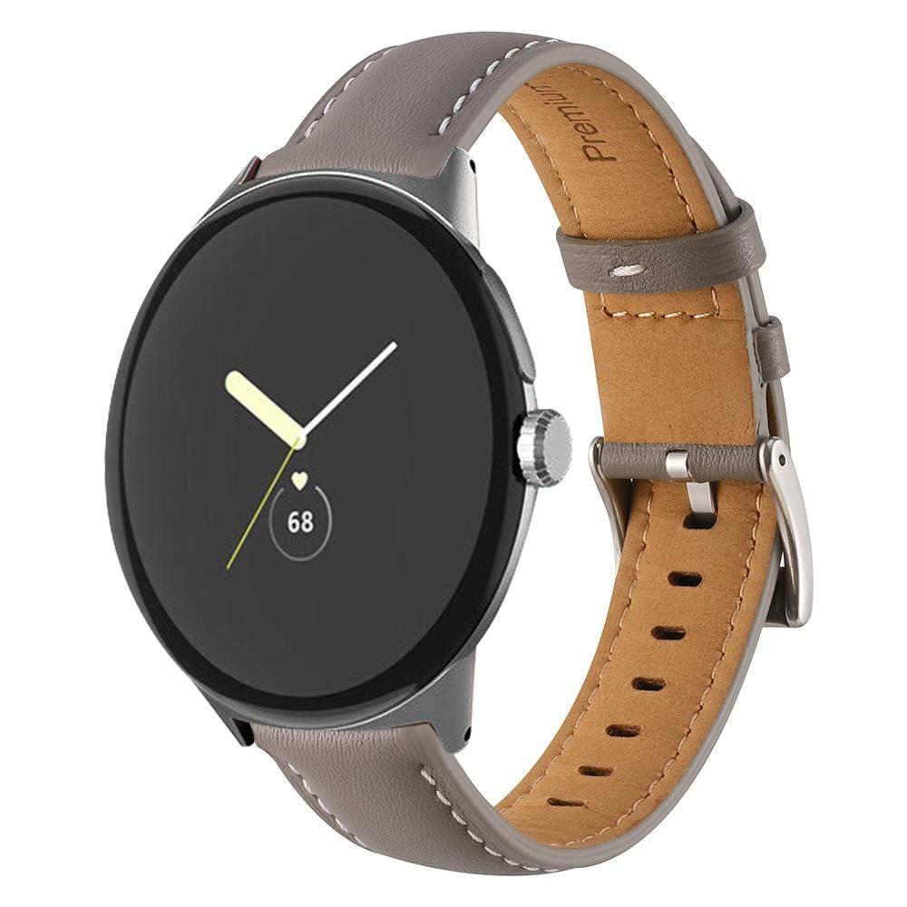 Band For Google Pixel Watch 2/Pixel Watch Genuine Leather Strap Replacement Belt Smartwatch Wrist Bracelet Straps Accessories for Pixel Watch
