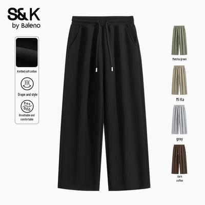 Baleno Herren S&K Serie Herbst Weitbeinige Freizeithose