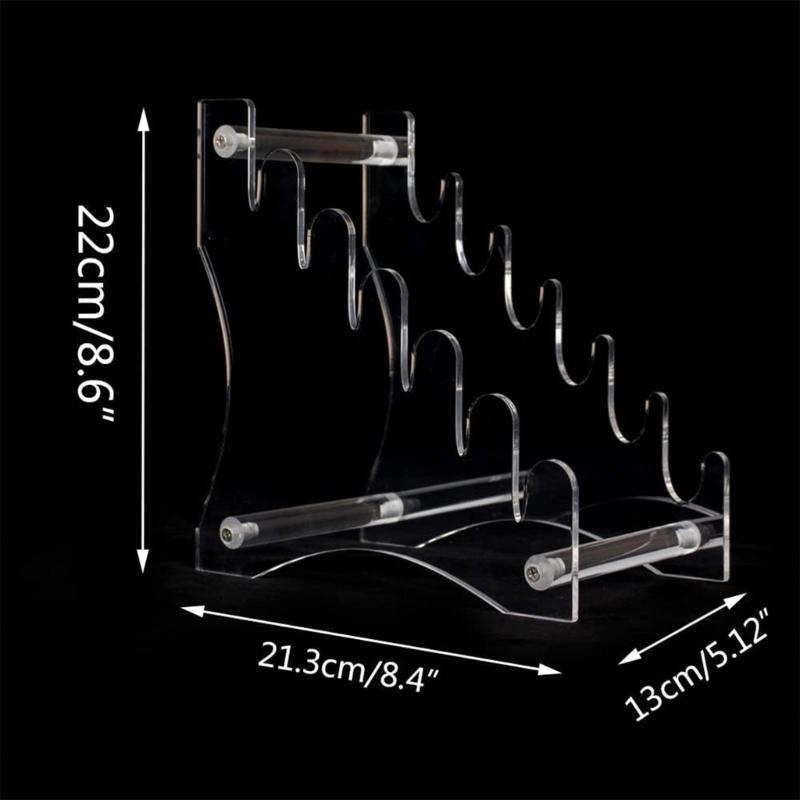 Acrylic Transparent Knife Holder Countertop Cutlery Storage Knives Display Stand Rack for Knife Organizer Pen Storage