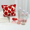 Lipstick Storage Case Autumn Winter Heart Cosmetic Pouch Women'S Makeup Organizer Large Capacity Portable Makeup Bag For Daily
