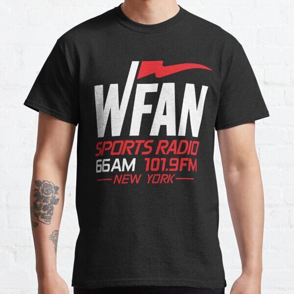 

Классическая футболка унисекс Wfan Sports Radio York S