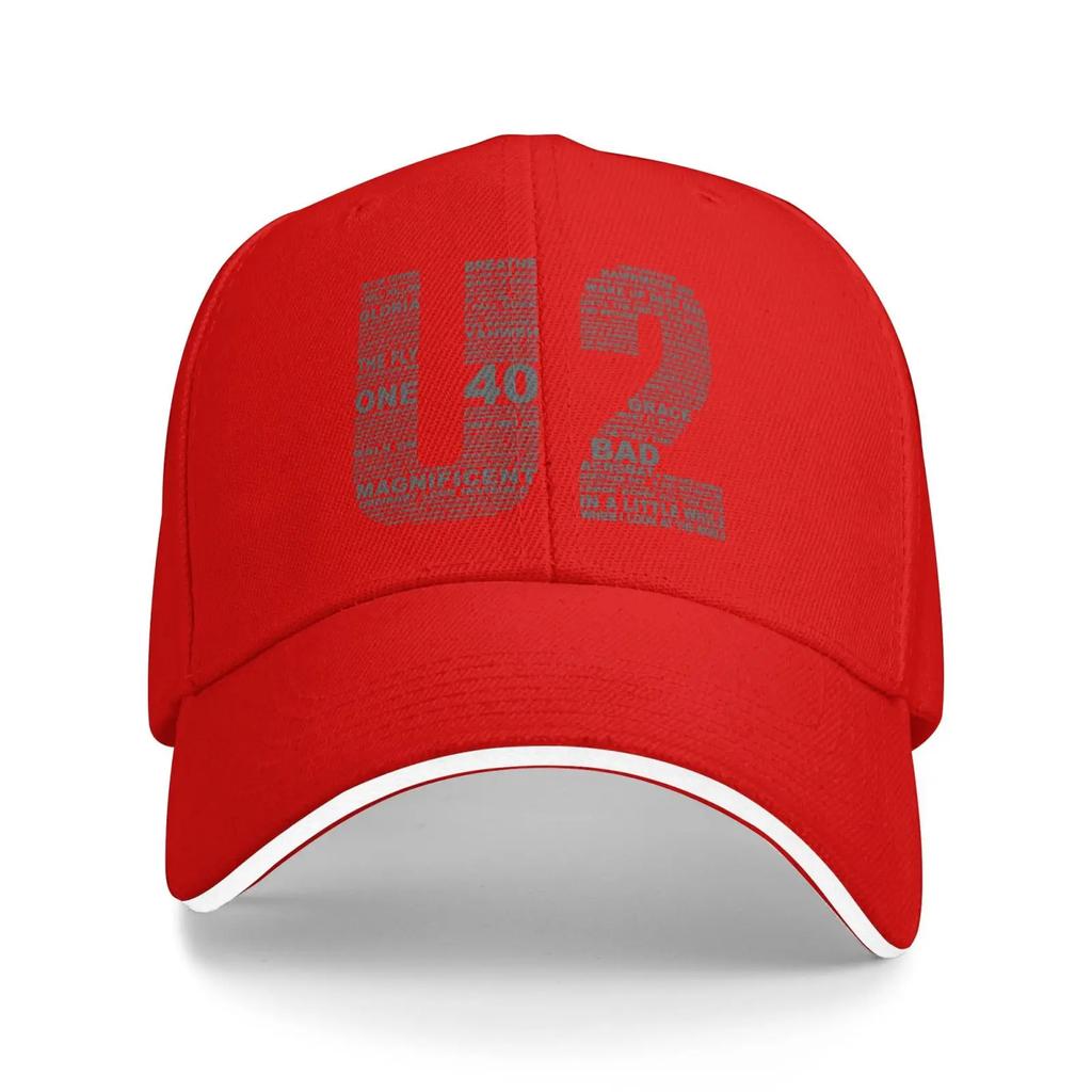 2 Vintage Rock Band Graphic Cap Baseball Cap Luxury Brand Fashionable Man Cap Birthday Caps Male Women's