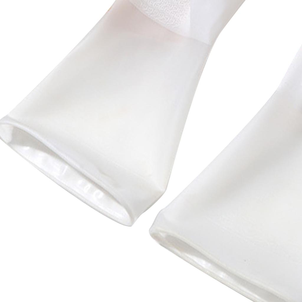 Rubber Cleaning Gloves Kitchen Washing Gloves Reusable Waterproof Skid Resistant Housework Gloves for Washing Dishes