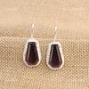 Coffin Natural Amethyst 925 Sterling Silver Ethnic Drop Dangle Hook New Earrings EE-137-6