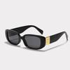 Narrow Frame Glasses Men'S Square Large Frame Retro Sunglasses Women'S Summer Sunglasses