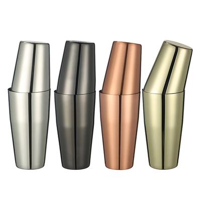 800ml Boston Cocktail Shaker Martini Bar Cocktail Shaker Edelstahl Boston Flair Mixing Tin Set
