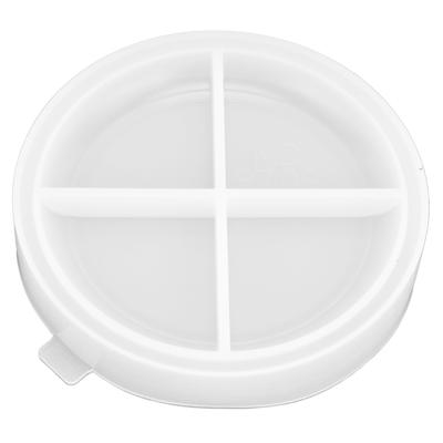 Stampo in Silicone Fai da Te Piccolo Piatto Rotondo Stampo Gocciolante Vassoio Scatola Rotonda Portaoggetti Tavolo di Servizio