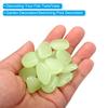 150pcs Glow Rocks 20-30mm Glow Pebbles Decoration In the Dark Luminous Stones Decor DIY Decorative Translucent for Garden, Potte