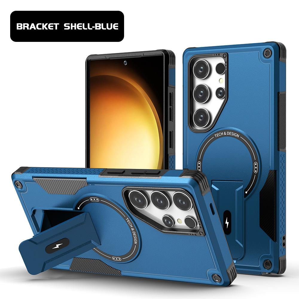 

Ударопрочный бронированный чехол для Samsung S26 Plus S25 Ultra S24 Магнитная крышка MagSafe для Galaxy A56 5G A55 A54 A36 A26 A16 A06 A05S Galaxy S26