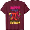 Happy Pi Day Birthday 314 Math Funny Bday Party Unisex T-Shirt