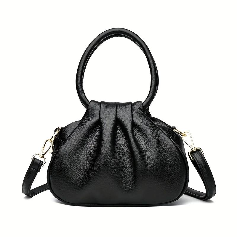 Elegante Mini Borsa Phe da Donna, Leggera, Design Pieghettato Multistrato, Borse a Spalla Singola e a Tracolla alla Moda e Versatili