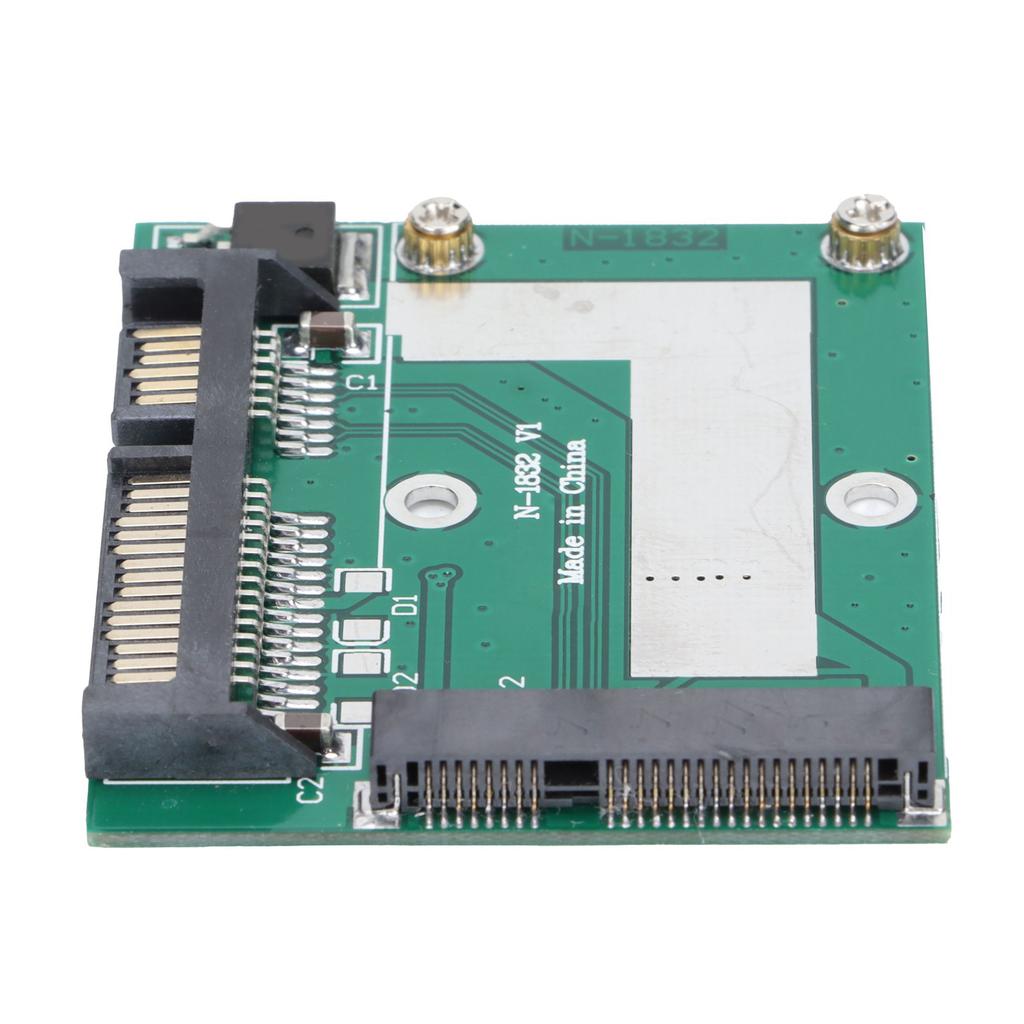 Converter Card MSATA SSD to 2.5 SATA 6.0gps Transfer Card for Windows for Linux for OS X 10