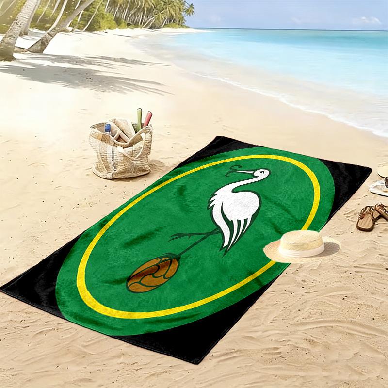 Asciugamano da Spiaggia Stampato ADO Den Haag, Asciugamano Grande Morbido Asciugatura Rapida per Spiaggia Campeggio Nuoto