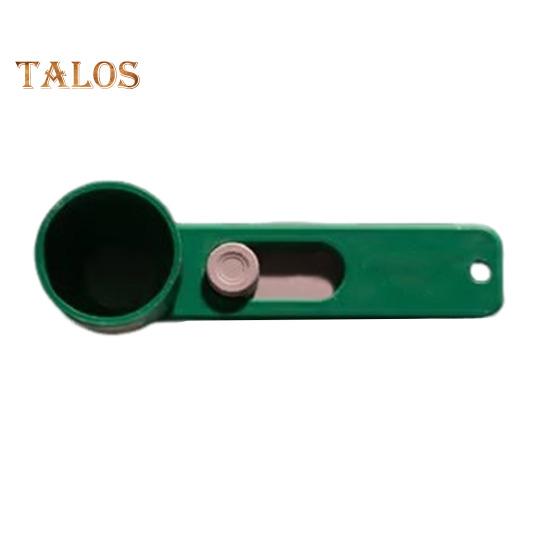 

Багатоцільова ложка з вбудованою лійкою Ложка-лійка для порошку Мірна ложка Диспенсер для кількох порошків для кави, протеїну, спецій зелений