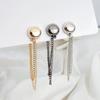 2Pcs Multi-Function Magnetic Clothing Clip With Chain Metal Buttons Clip Clothes Scarf Trouser Legs Cuff Fixing Magnet Pin