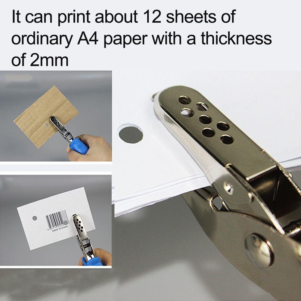 2Pcs Creative Single Hole Punching Machine Portable Punch Plier  Office Stationery