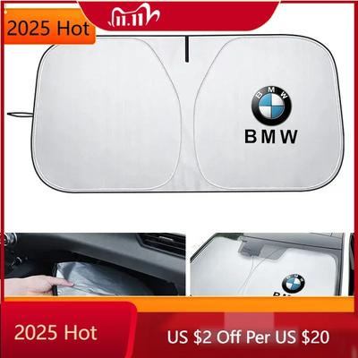 BADS6 2025 New Car Sunshade Umbrella Windshield - UV Protect Parasol For M E46 E90 E60 F10 F30 E39 E36 E87 G30 Performance Auto Ac