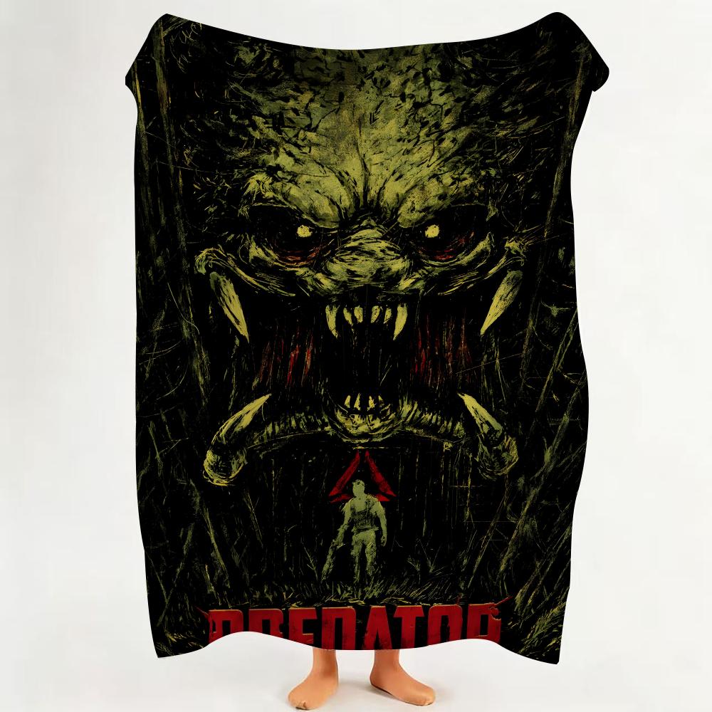 

Movie P Predator Throw Flannel Throw Blanket Suitable for Sofa,Living Room,Bedroom 75x90cm