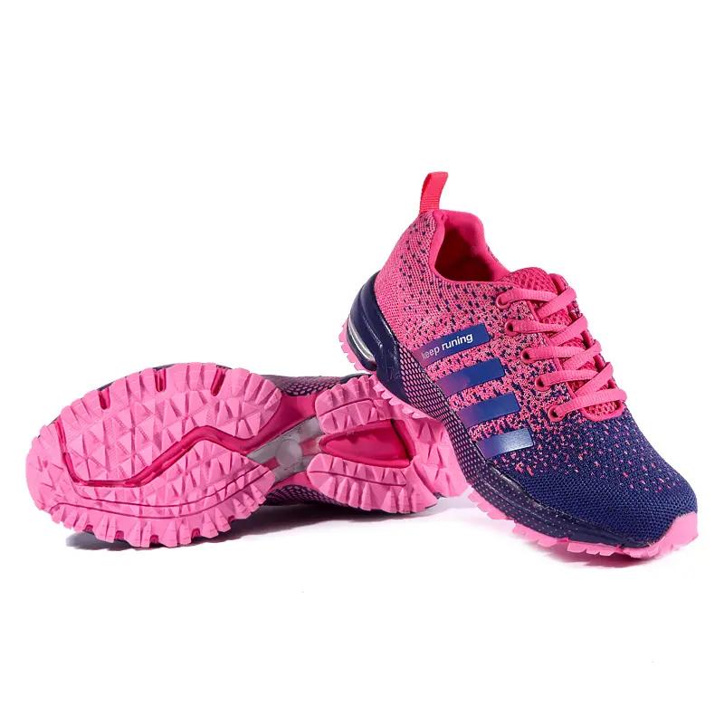 Zapatos deportivos transpirables ultraligeros para hombre y mujer, cómodas zapatillas de deporte de malla 35-47