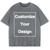 DIY Cotton Washed TShirt Womens Custom Your LogoLetter T Shirt ONeck Oversized Tops Comfortable Short Sleeve Woman Clothes