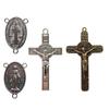 Rosary Crucifix Charms  Medal for Rosary Holy Necklace DIY Unisex Craft