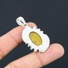 Anniversary Gift For Her Natural Polychrome Jasper Gemstone Pendant 925 Silver