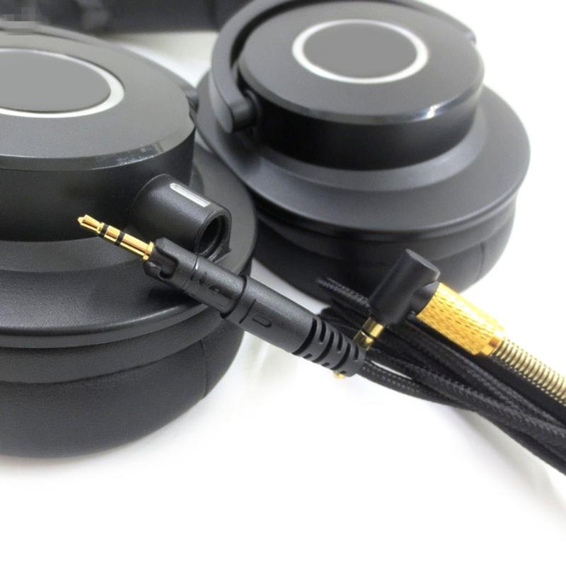 3.5mm to 2.5mm Earphone Cable Audio Cord Headphones Replacement for Audio  M50X M40X M70X M60X Audios Cord