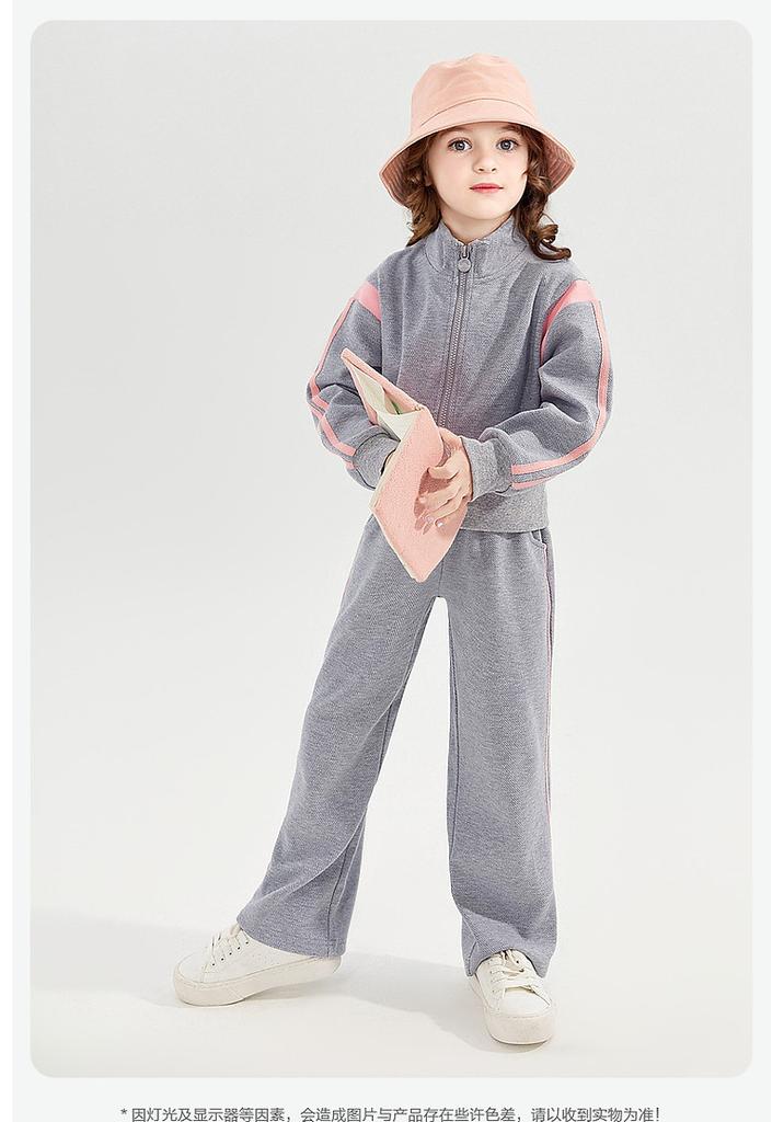 Girls' 24 Autumn Set, Medium and Large Children's Set, Two Piece Set