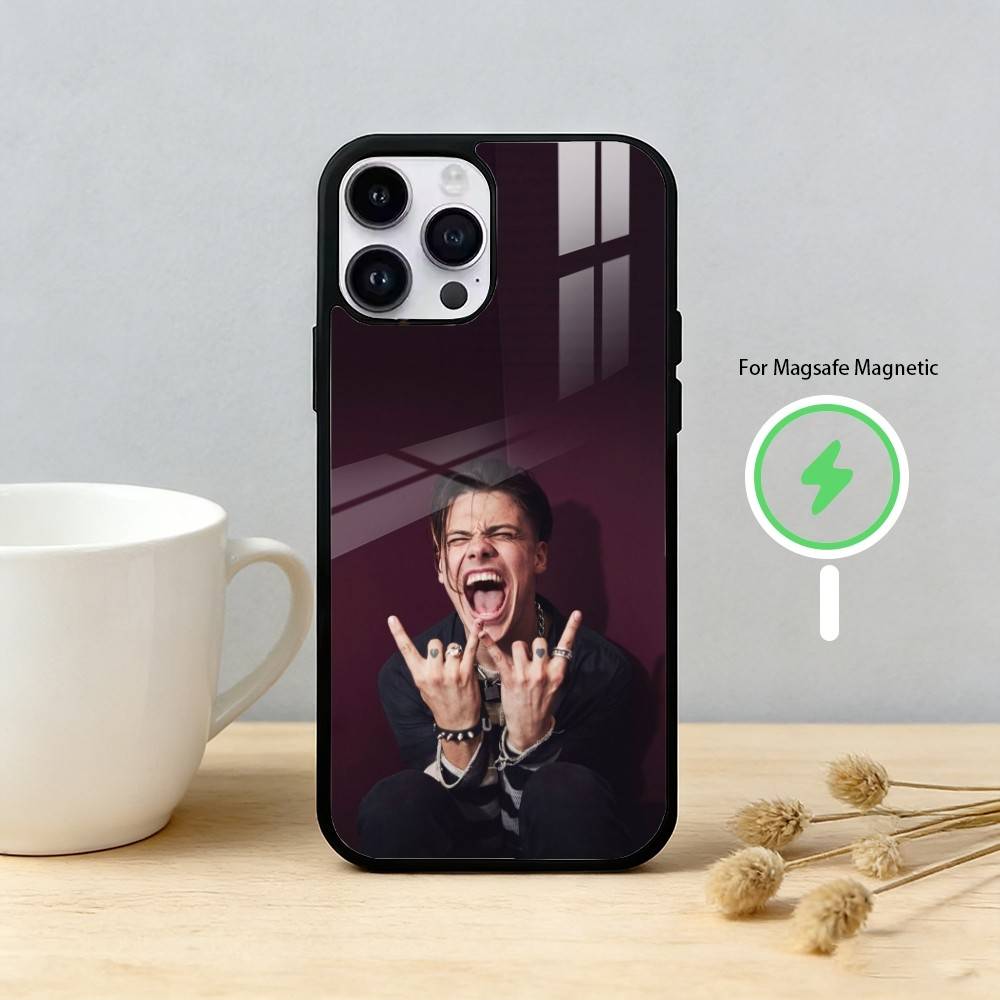 Singer Y-Yungblud YB Phone Case For iPhone 17/16/15/14/13/12/Plus/Pro/Max for Magnetic Wireless Charging iPhone12PROMAX