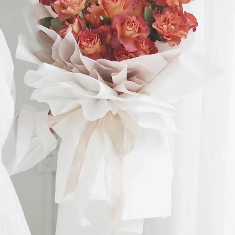 20 Stück Plastik OPP Blumenverpackung Geschenkpapier Farben Matt Wasserdichte Papiere Geschenke Floristenmaterial Transluzente Verpackung 58x58cm
