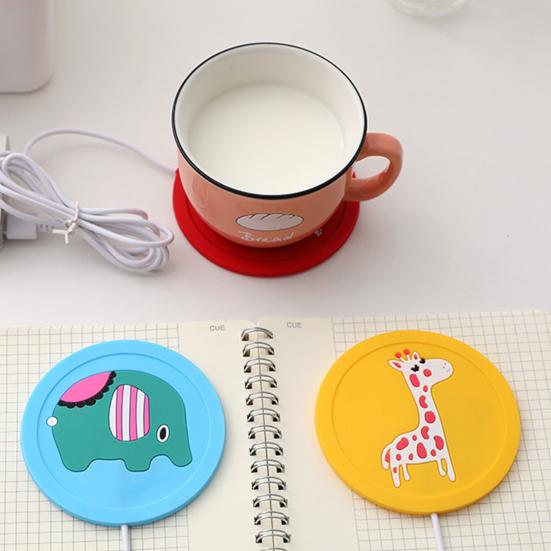 Mug Warmer Mat Toughness Silicone USB Eco-friendly High Coffee Mug Warmer Decorative Pad