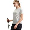 Fila Explorer Outdoor Sports Basic Simple Round Neck Knitted Short Sleeve T-Shirt Women T-Shirts Snow-White A11W527102F-WT