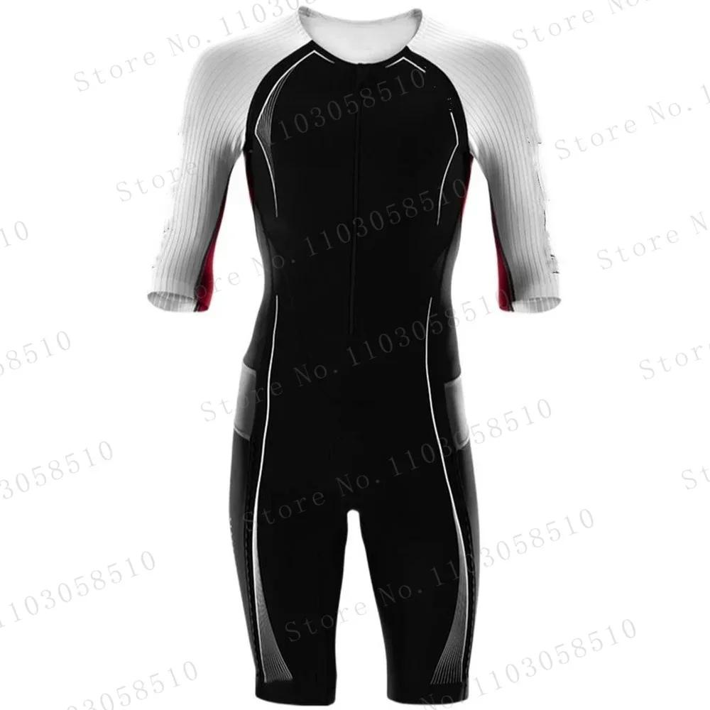 2024 Męski Kombinezon Rowerowy Szybkoschnący Triathlon Góry Sportowy Kostium Rowerowy Skinsuit pro Mtb Jazda Kombinezon Ropa Ciclismo