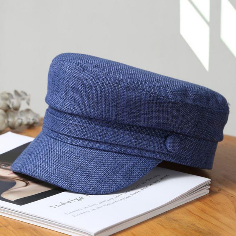 Newsboy Brand Latest Fresh School Old Vintage Octagonal Casual Fashionable Trendy Hat Navy Cap Female Summer Spring Women'S For Berets Hats Kepi