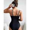 Costume da Bagno Intero Spliced Leopardo per Donna Body Sexy Pezzo Unico Estate Senza Schiena Costumi da Bagno Femminili Nuova Moda Costume da Bagno