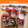 Cute Santa Claus Snowman Elk Socks Shaped Pendant For Holiday Decor