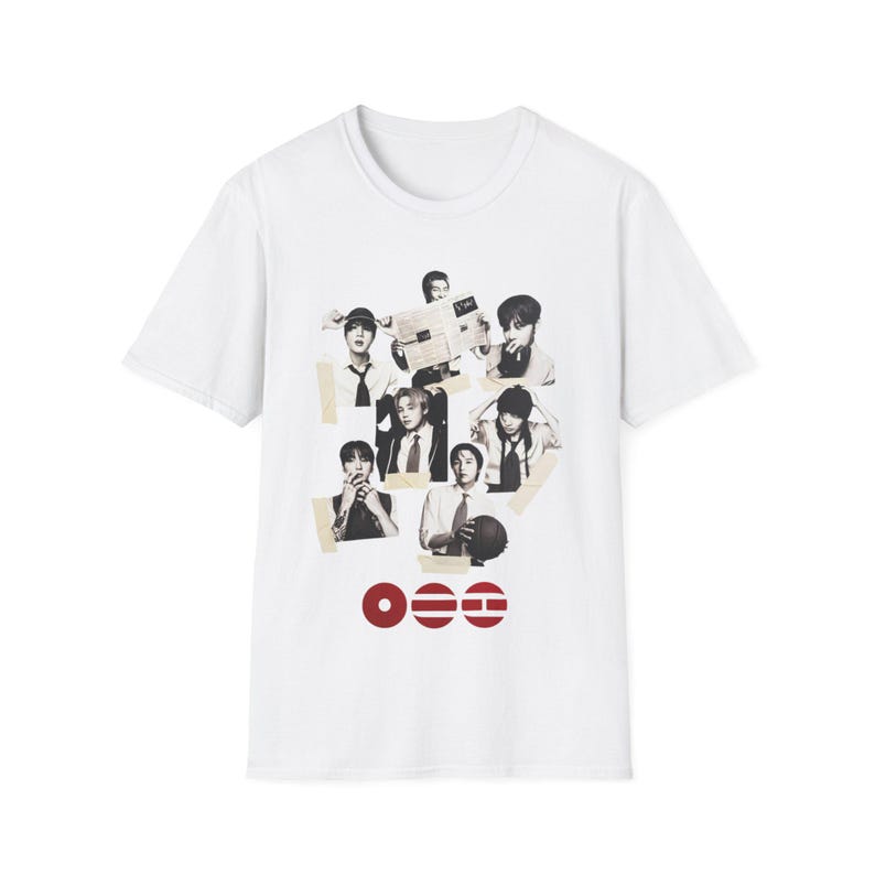 2026 Summer Fashion Trendy Tee Men Women Vintage Top BTS Collage T-shirt, Vintage Kpop Photo Tee, Bangtan Boys Retro Style Merch